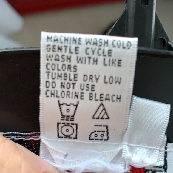 Zero 2 Nine medium sleeveless maternity top in red, white and navy - Picture 5 of 6